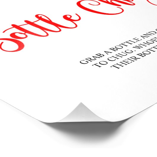 Weihnachtsdusche Flasche Umarmung Schild (Ecke)