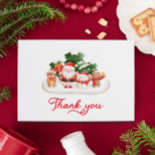 Weihnachtsdusche Flat Danke Karte