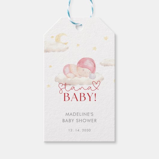 Weihnachtsdusche Geschenkanhänger (Vorderseite)