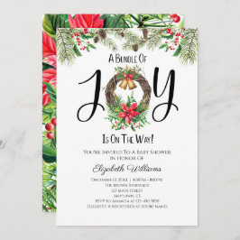 Weihnachtsdusche im Aquarell Einladung