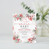 Weihnachtsdusche im Haushalt Einladung (Stehend Vorderseite)