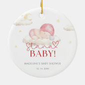 Weihnachtsdusche Keramik Ornament (Hinten)