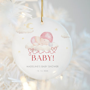 Weihnachtsdusche Keramik Ornament