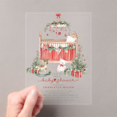 Weihnachtsdusche Kinderzimmer Acrylic Baby Einladu Acryleinladungen (Insitu (Handheld))