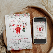 Weihnachtsdusche mit Buchungsanfrage Einladung