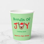 Weihnachtsdusche Pappbecher (Vorderseite)