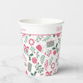 Weihnachtsdusche Pappbecher (Links)