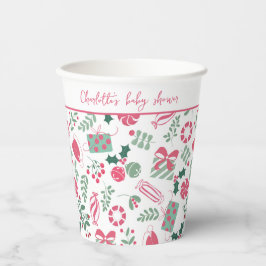 Weihnachtsdusche Pappbecher