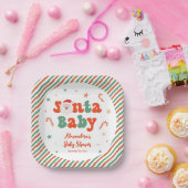 Weihnachtsdusche Pappteller (Party)