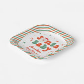 Weihnachtsdusche Pappteller (Gewinkelt)