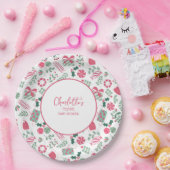 Weihnachtsdusche Pappteller (Party)