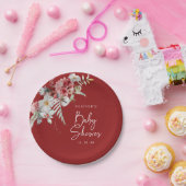 Weihnachtsdusche Pappteller (Party)