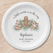 Weihnachtsdusche Pappteller