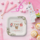 Weihnachtsdusche Pappteller (Party)