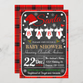 Weihnachtsdusche Party Einladung (Vorne/Hinten)