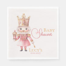 Weihnachtsdusche Pink Nutcracker Wasserfarbe