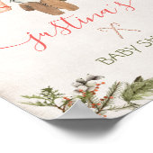 Weihnachtsdusche Poster (Ecke)