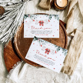 Weihnachtsdusche Santa Baby Danke Karte