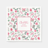 Weihnachtsdusche Serviette (Vorderseite)