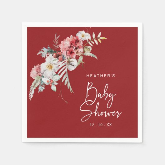 Weihnachtsdusche Serviette (Vorderseite)