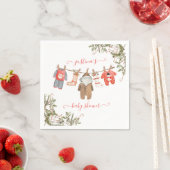 Weihnachtsdusche Serviette (Beispiel)