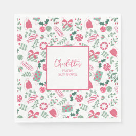 Weihnachtsdusche Serviette