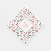 Weihnachtsdusche Serviette (Ecke)