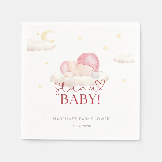 Weihnachtsdusche Serviette (Vorderseite)