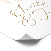 Weihnachtsdusche Süßigkeiten und Leckereien Poster (Ecke)