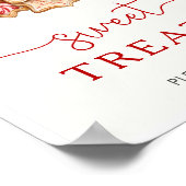 Weihnachtsdusche Sweet Leckereien Unterschreiben Poster (Ecke)