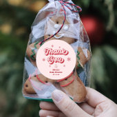 Weihnachtsdusche Vielen Dank für Ihr Interesse Runder Aufkleber