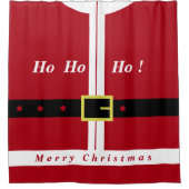 Weihnachtsdusche Vorhang Funny Weihnachtsmann Gesc (Vorderseite)
