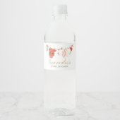 Weihnachtsdusche Wasserflaschenetikett (Vorderseite)