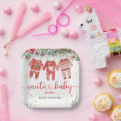 Weihnachtsdusche Weihnachtsbuch Pappteller (Party)