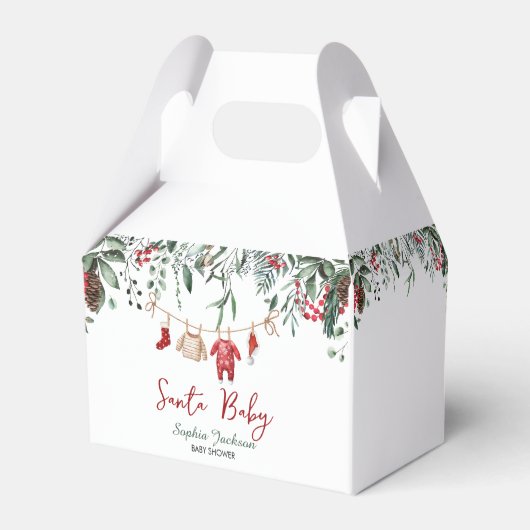 Weihnachtsdusche Weihnachtsjunge Kleidung Winter Geschenkschachtel (Rückseite)