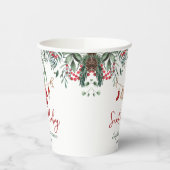 Weihnachtsdusche Weihnachtsjunge Kleidung Winter Pappbecher (Links)