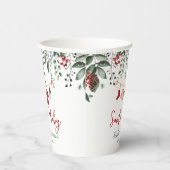 Weihnachtsdusche Weihnachtsjunge Kleidung Winter Pappbecher (Rechts)