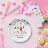 Weihnachtsdusche Weihnachtsjunge Kleidung Winter Pappteller (Party)