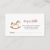 Weihnachtsdusche Windeln Windeln Raffel Begleitkarte (Vorderseite)