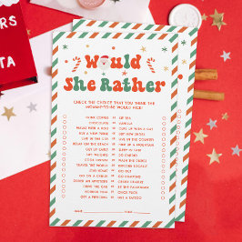 Weihnachtsdusche würde sie eher spielen