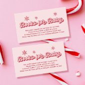 Weihnachtsduschenbuchanfrage Begleitkarte