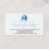 Weihnachtsduschenbücher für Weihnachtsmannmützen Begleitkarte (Vorderseite)