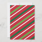 Weihnachtsduschendusche Gender-Neutralleiter Einladung (Rückseite)