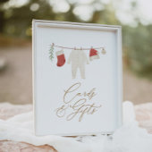 Weihnachtsduschkarten und Geschenke Poster