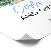 Weihnachtsduschkarten und Geschenkposter Poster (Ecke)