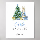 Weihnachtsduschkarten und Geschenkposter Poster (Vorne)