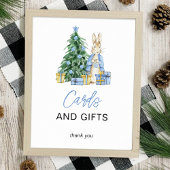 Weihnachtsduschkarten und Geschenkposter Poster