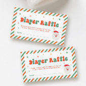 Weihnachtsduschmaschine Windeln Begleitkarte