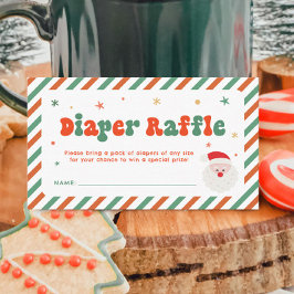 Weihnachtsduschmaschine Windeln Begleitkarte