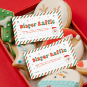 Weihnachtsduschmaschine Windeln Begleitkarte